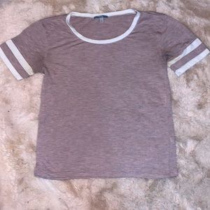 Charlotte Russe top, pinkish-grey, XS